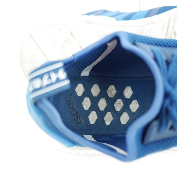 ADIDAS Boost NMD-R1 Blue Knit Sneakers Shoes main image 3